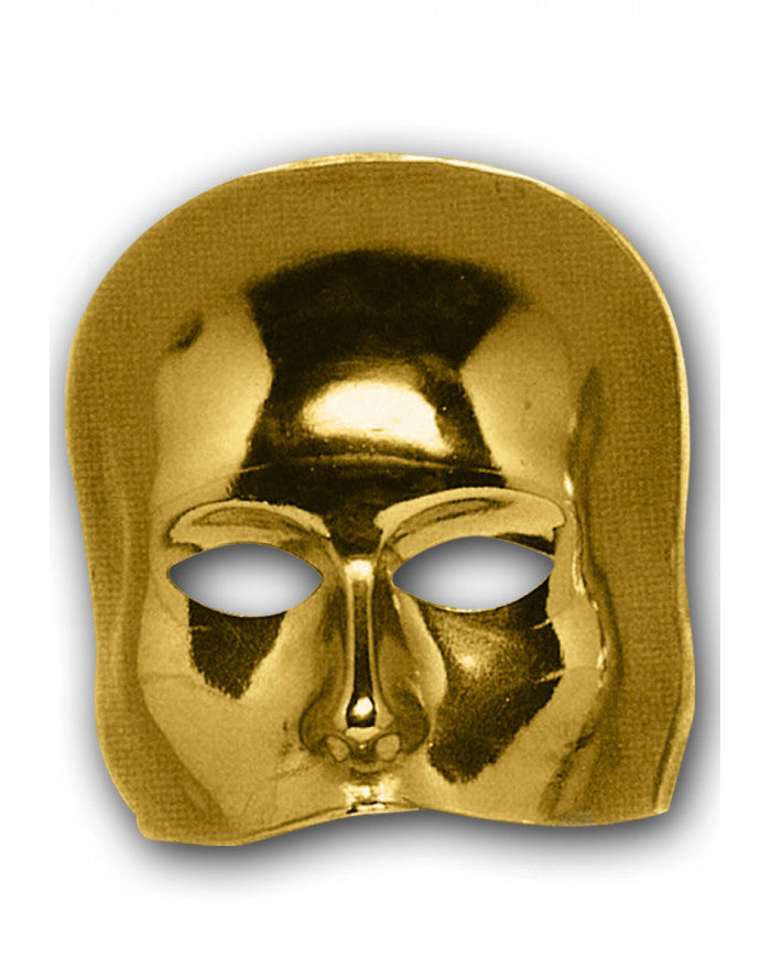Gold half face mask