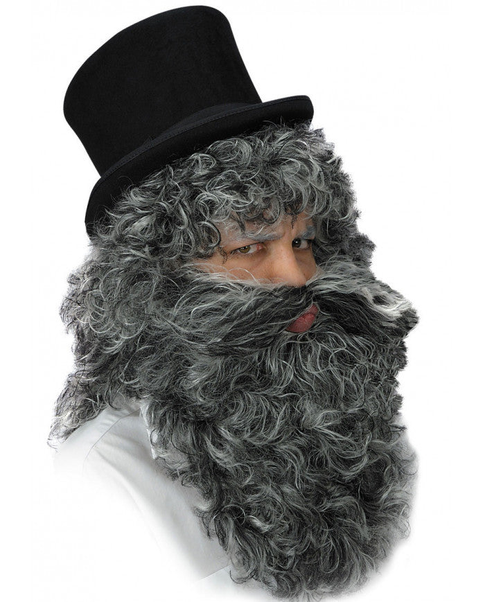 Grizzled Wig With Beard