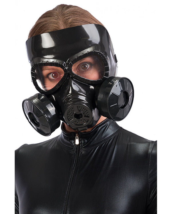 Plastic Black Antigas Mask