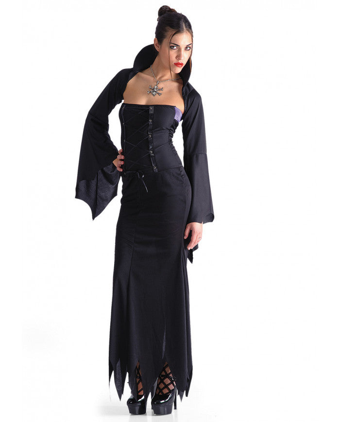 Witch costume with jersey dress S/M