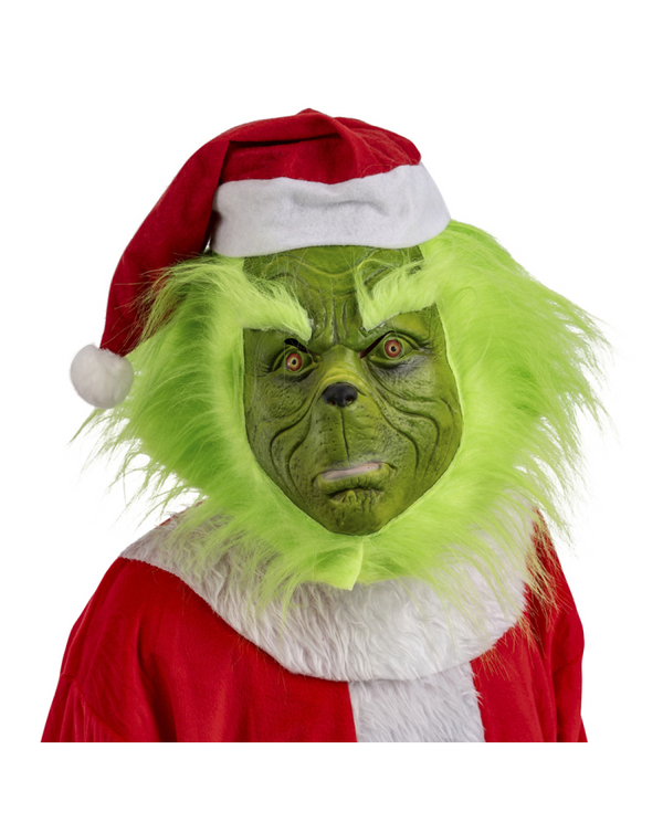 Grinch face mask