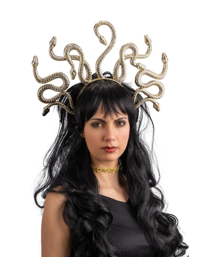 Medusa gold headband