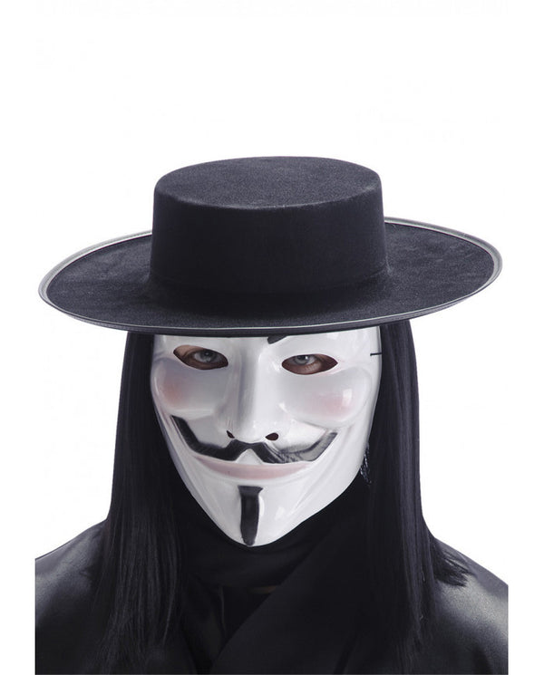 Revenge man mask and hat with hair