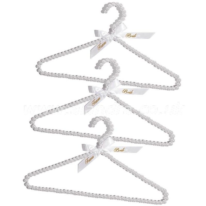 Team Bride Beaded Hangers